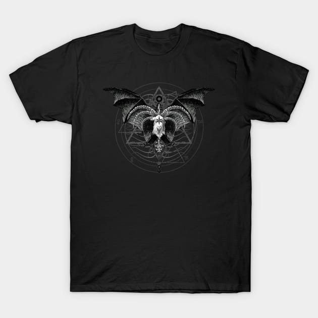 Vampire Bat of Gold T-Shirt by Esoteric Origins